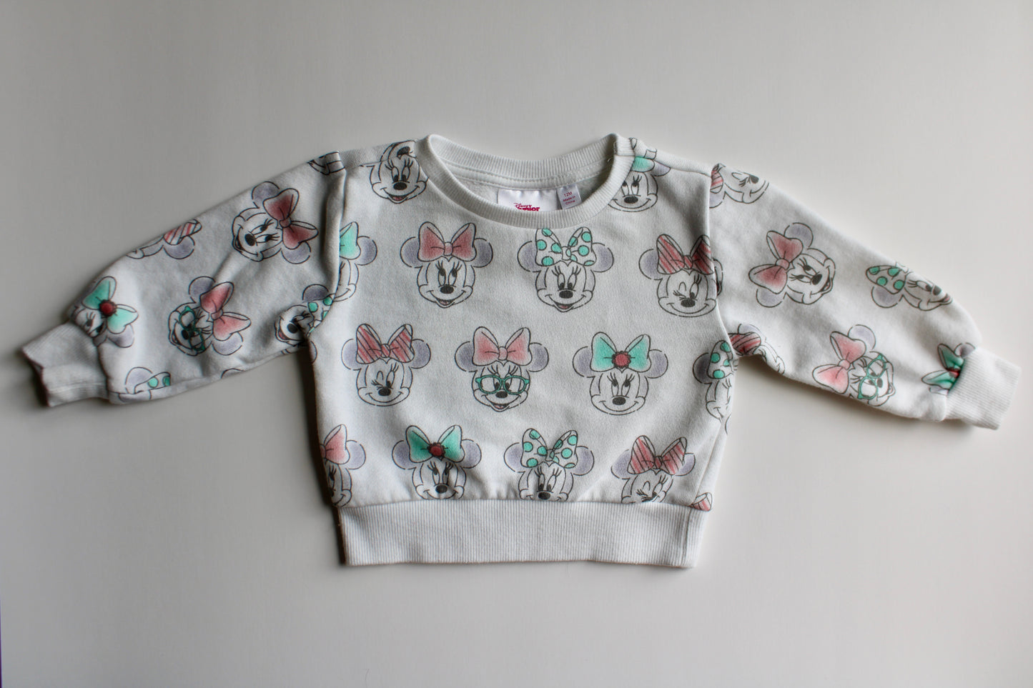 AOP Minnie crew neck sweatshirt 12m