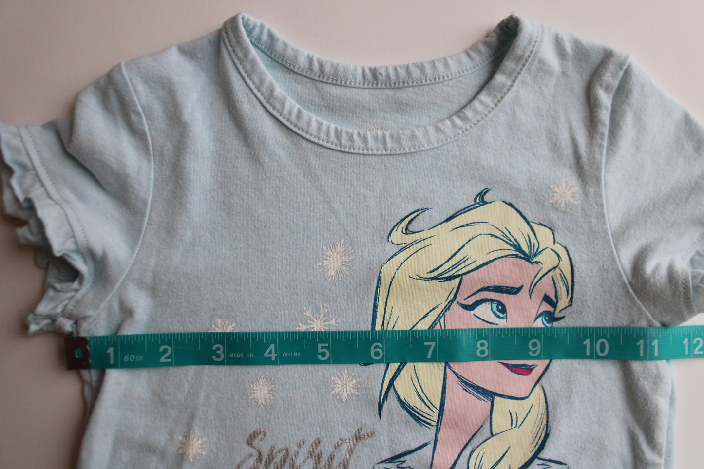 Ice blue Elsa tee - 3T