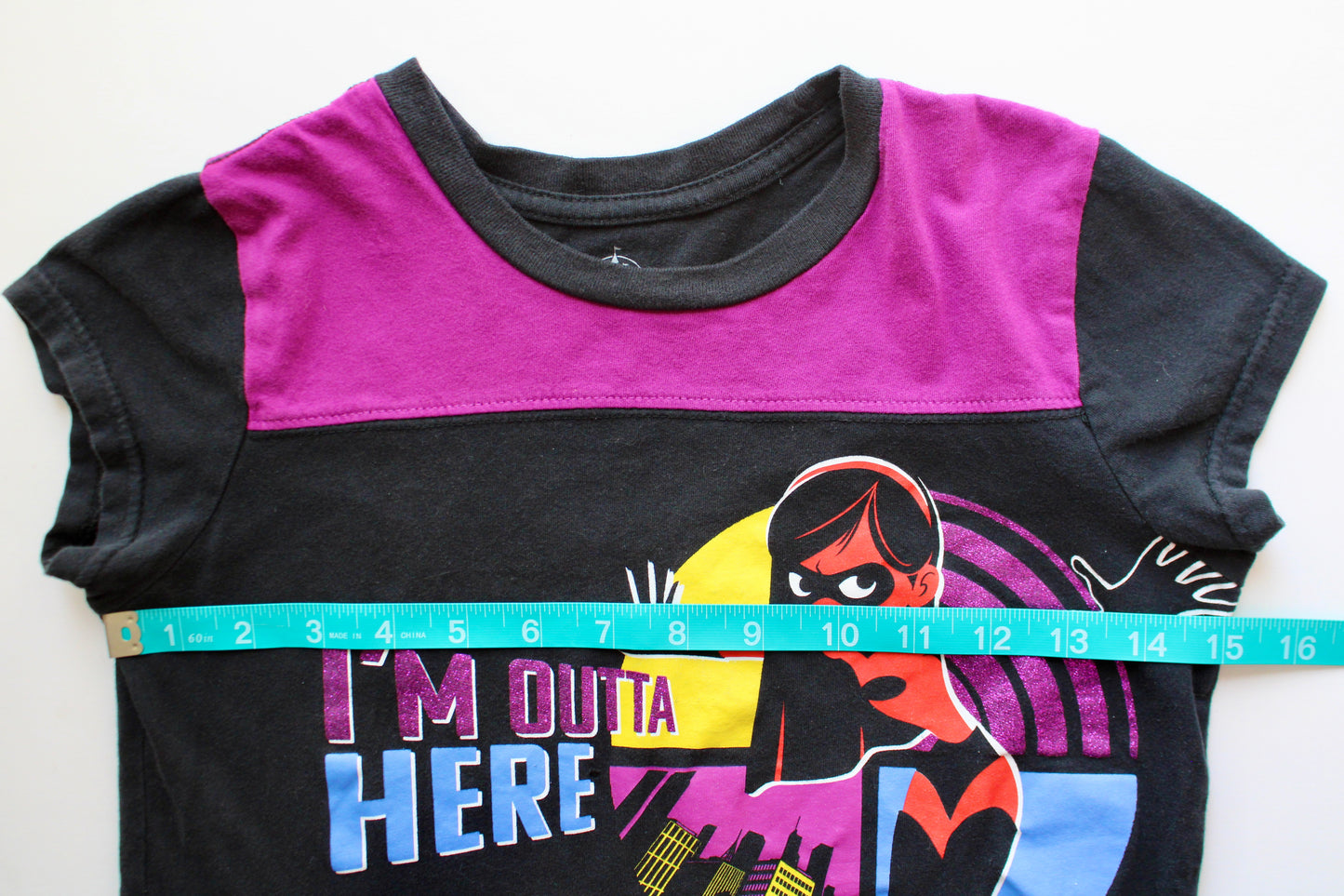 Violet from The Incredibles tee - youth L (10/12)