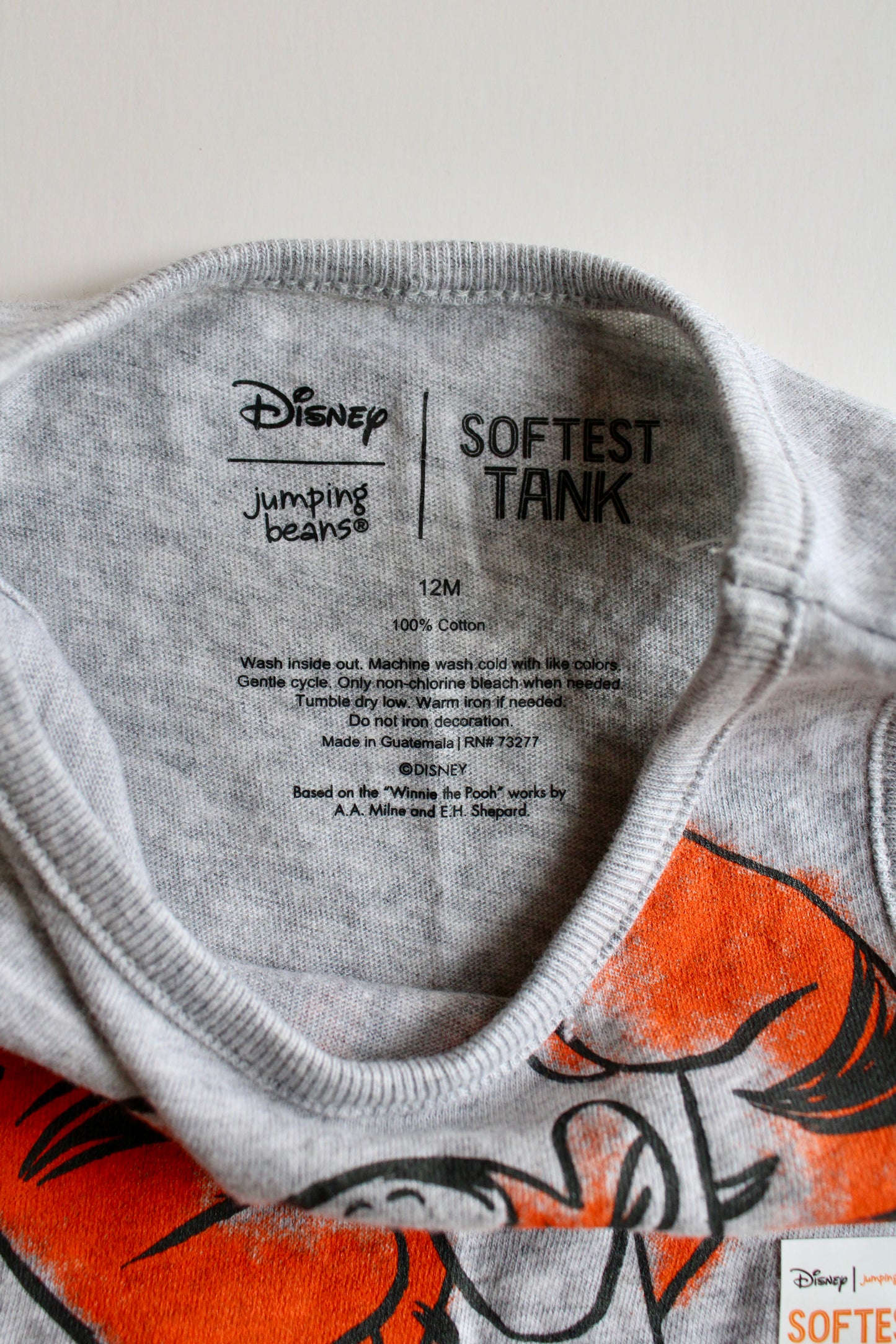 NEW! Tigger tank - 12m