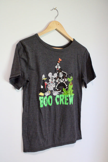 Boo crew Halloween tee - youth L (10/12)