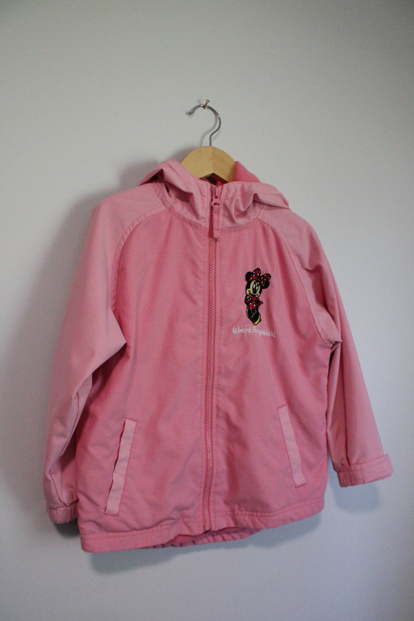 Embroidered Disneyworld rain jacket - youth Small