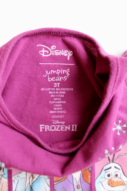 Fuchsia 4-panel Frozen long sleeve tee - 3T