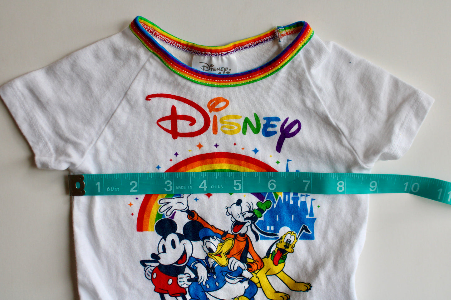 Rainbow Pride Mickey and friends onesie - 0-3m