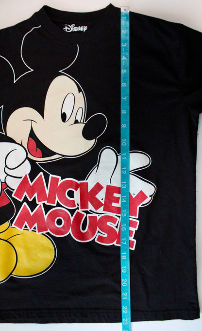 Big Mickey print tee - youth L (10/12)