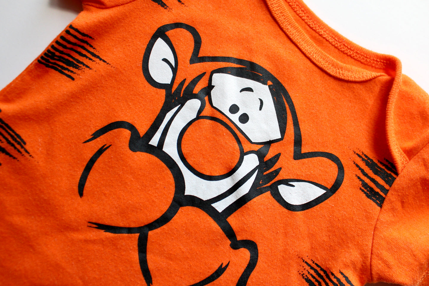 Orange Tigger onesie - 18m