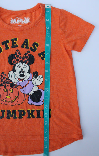 Cute as a Pumpkin Minnie tee - 4T