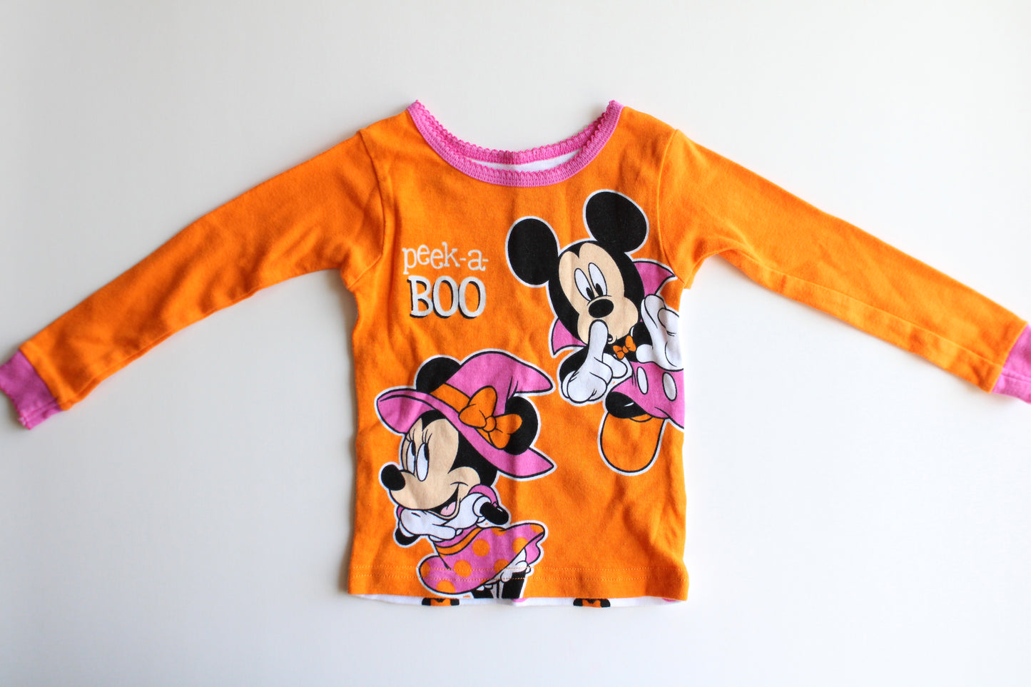 Minnie and Mickey Halloween 2-piece pajamas - 24m