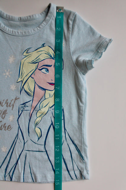 Ice blue Elsa tee - 3T