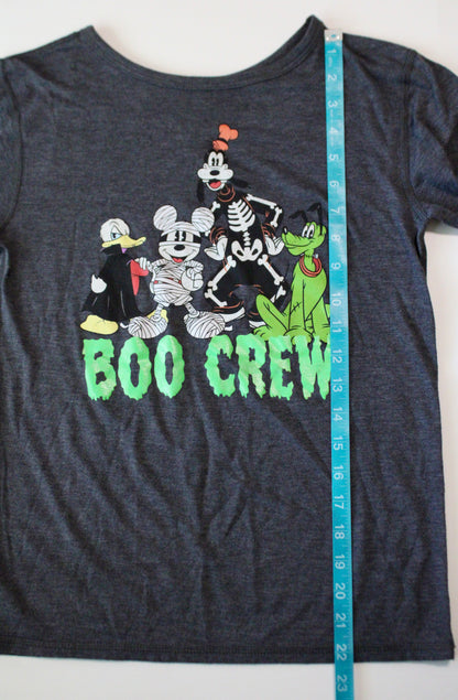 Boo crew Halloween tee - youth L (10/12)