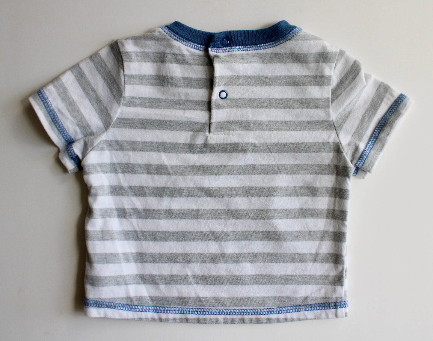 Striped Mickey sketch tee - 9m