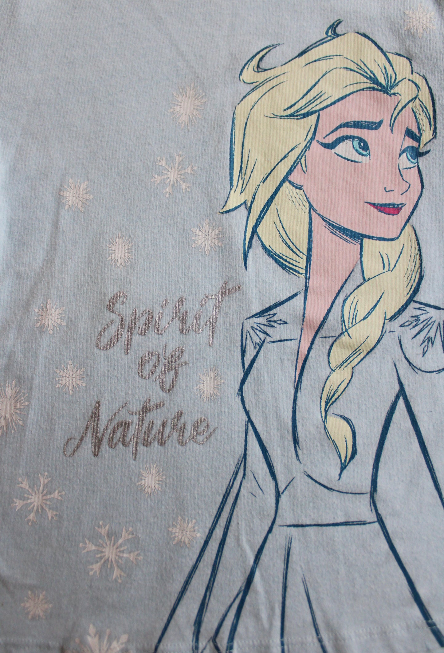 Ice blue Elsa tee - 3T