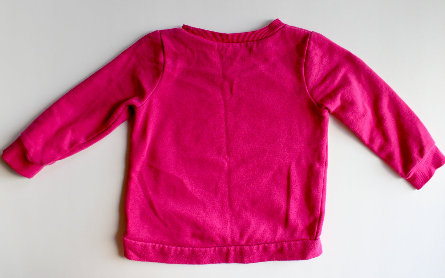 Fuchsia Minnie crew neck sweatshirt - size