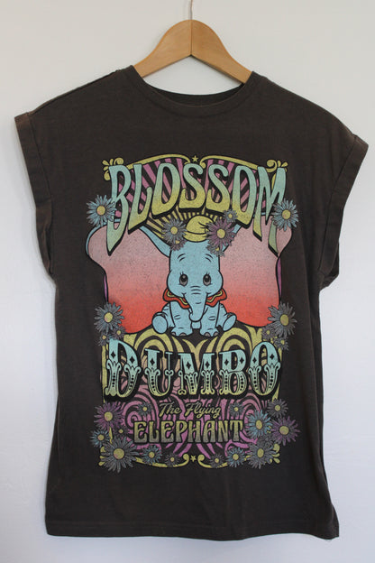 Dumbo retro inspired print tee - XS