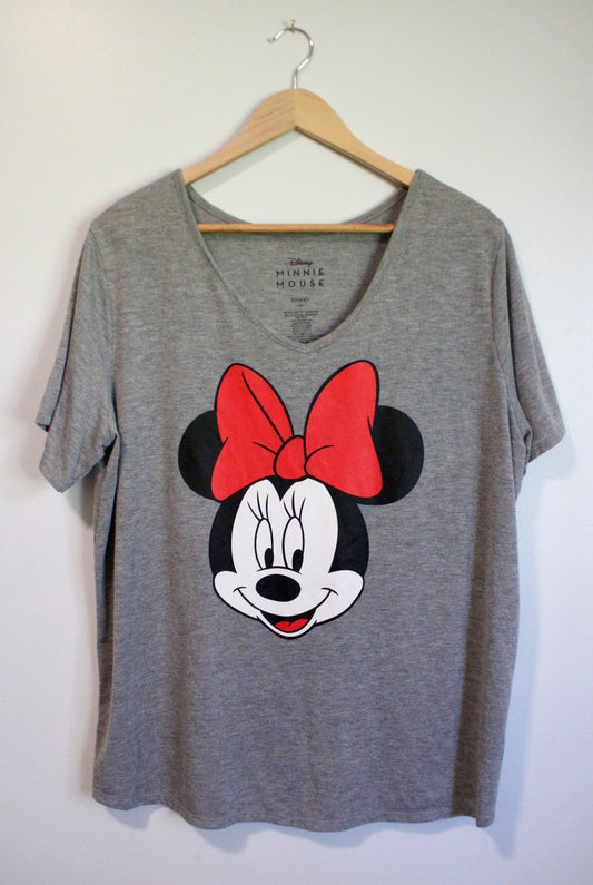 Minnie big face V-neck tee - 2XL