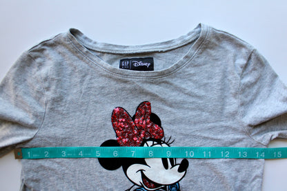 Sequined Minnie long sleeved tee-youth L