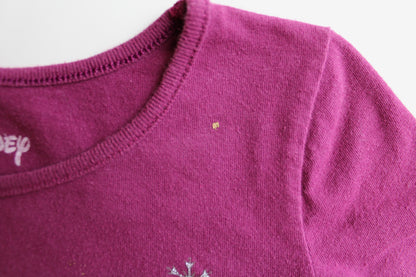 Fuchsia 4-panel Frozen long sleeve tee - 3T