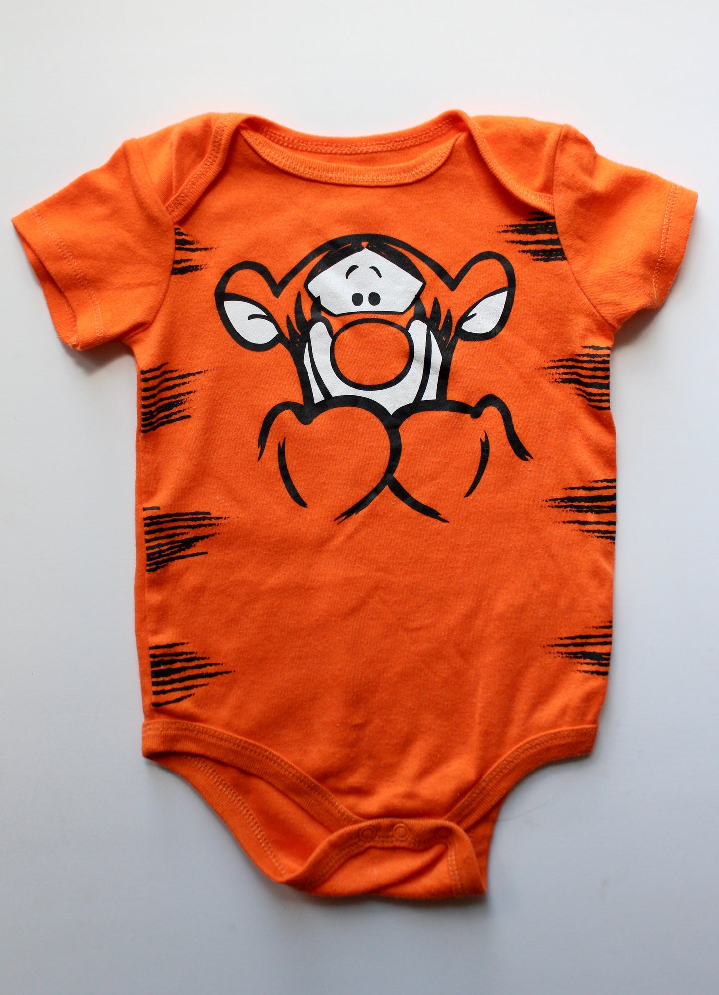 Orange Tigger onesie - 18m