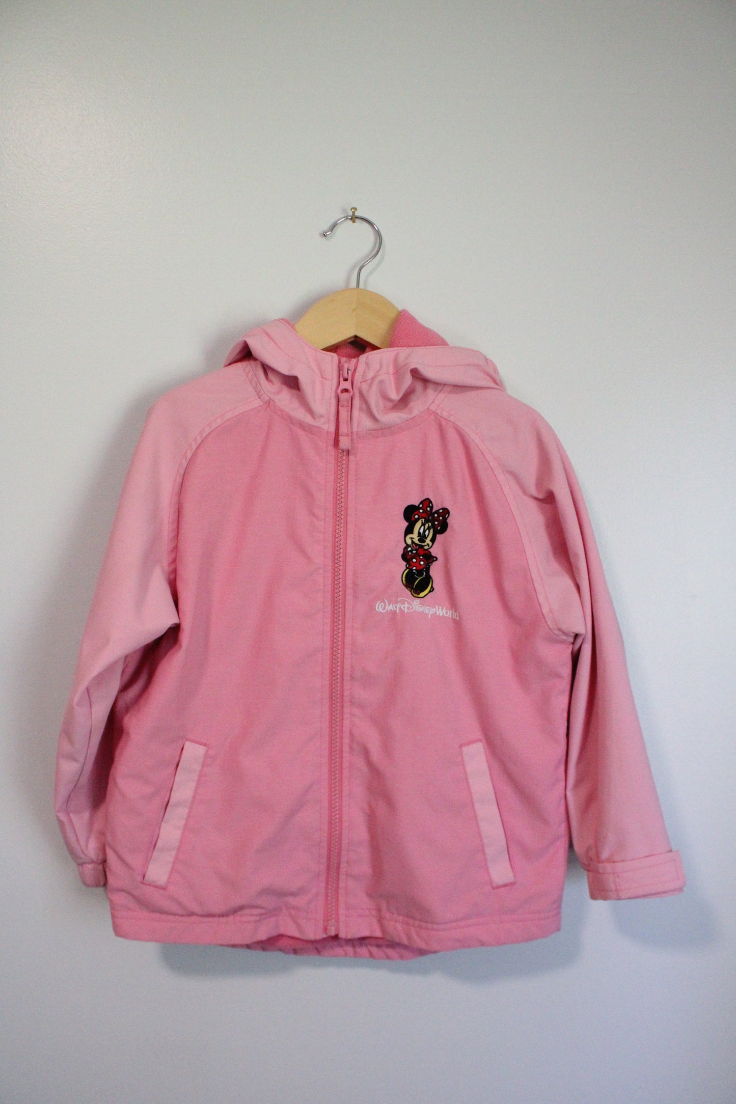 Embroidered Disneyworld rain jacket - youth Small