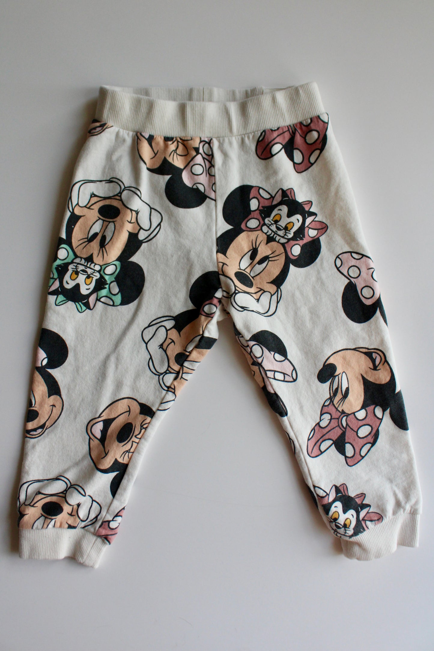 H&M Minnie and Figaro AOP sweatpants - 2T