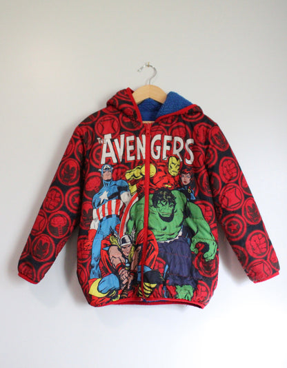 Avengers reversible puffy jacket