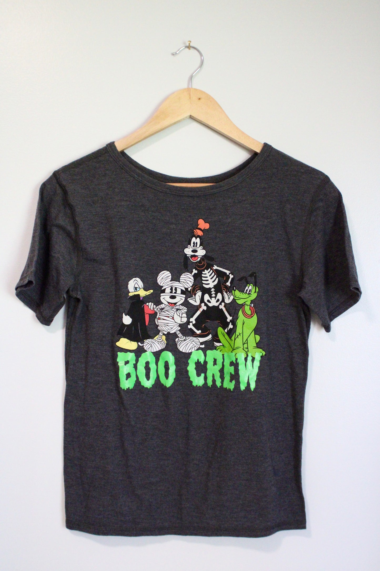 Boo crew Halloween tee - youth L (10/12)