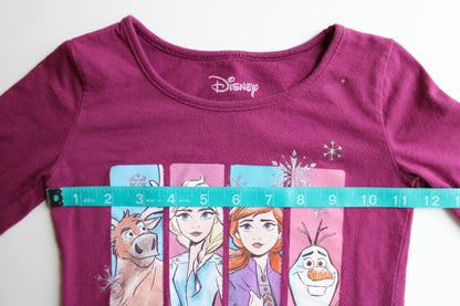 Fuchsia 4-panel Frozen long sleeve tee - 3T