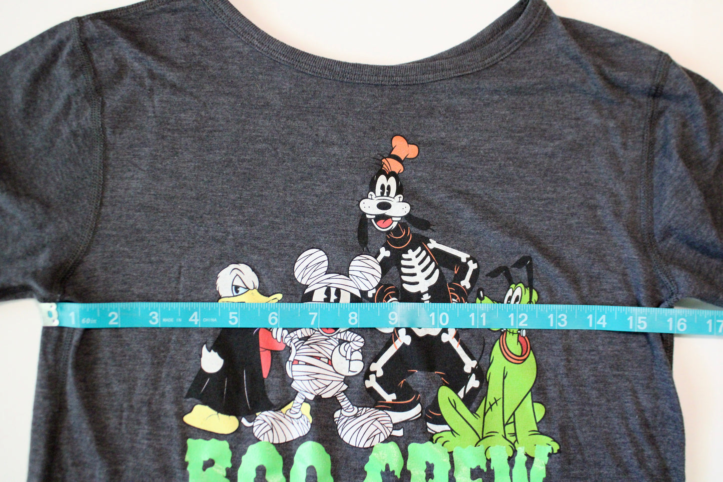 Boo crew Halloween tee - youth L (10/12)