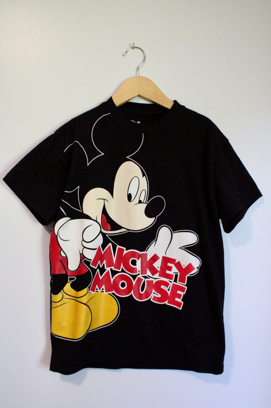 Big Mickey print tee - youth L (10/12)