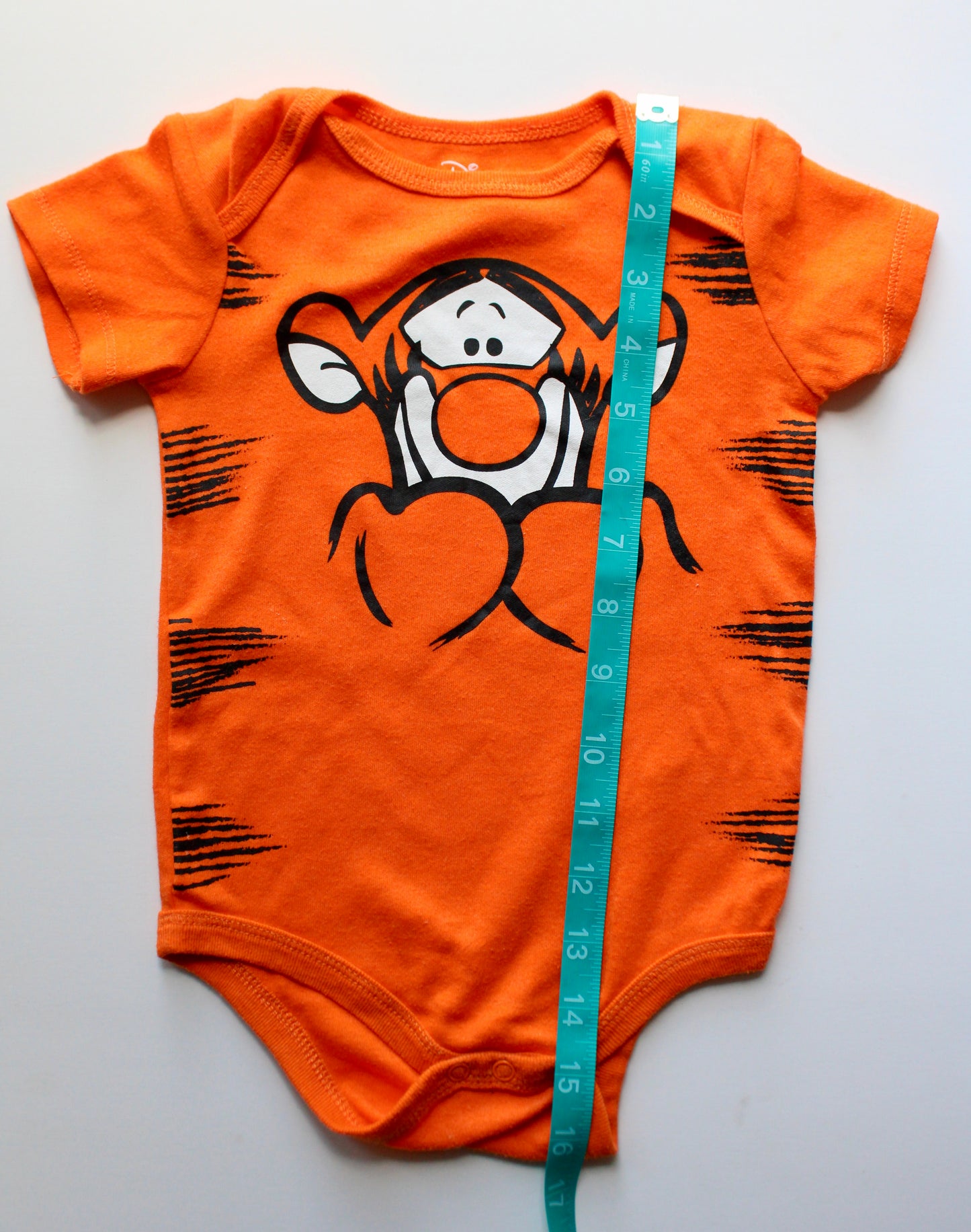 Orange Tigger onesie - 18m