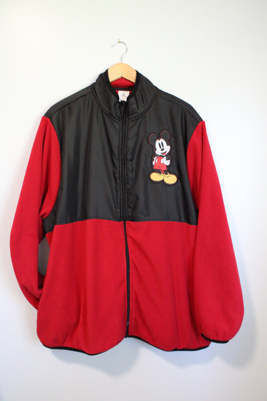 Mickey patch full zip fleece - 2XL