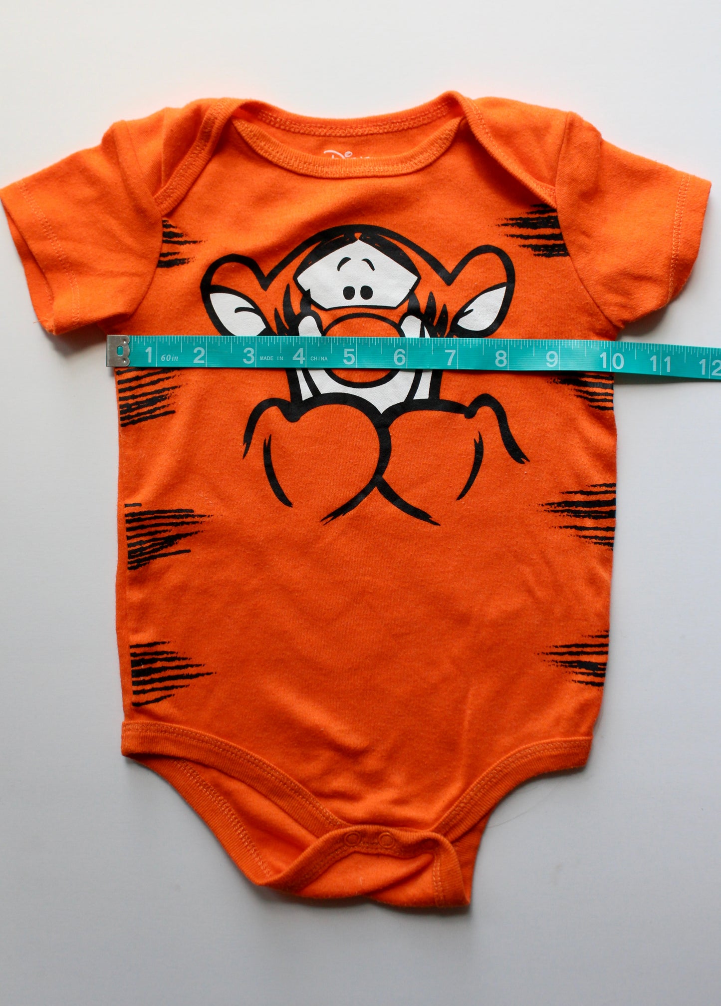 Orange Tigger onesie - 18m