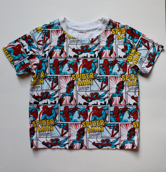 AOP Spider-Man comic tee - 4T