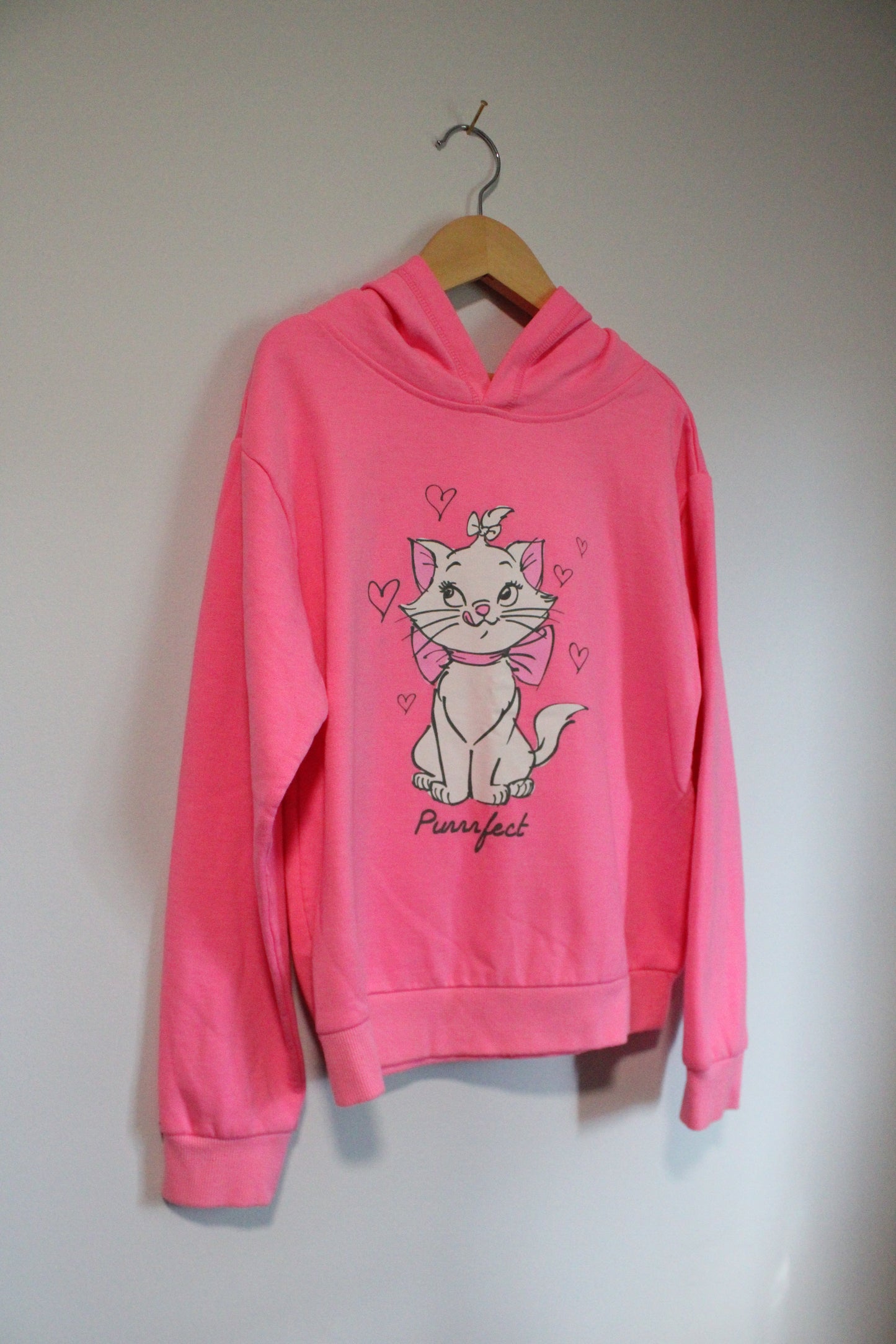 Hot Pink Marie fr Aristocats  sweatshirt - youth medium