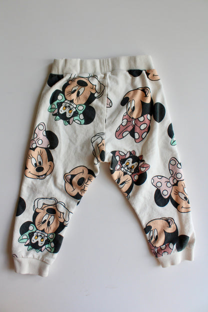 H&M Minnie and Figaro AOP sweatpants - 2T