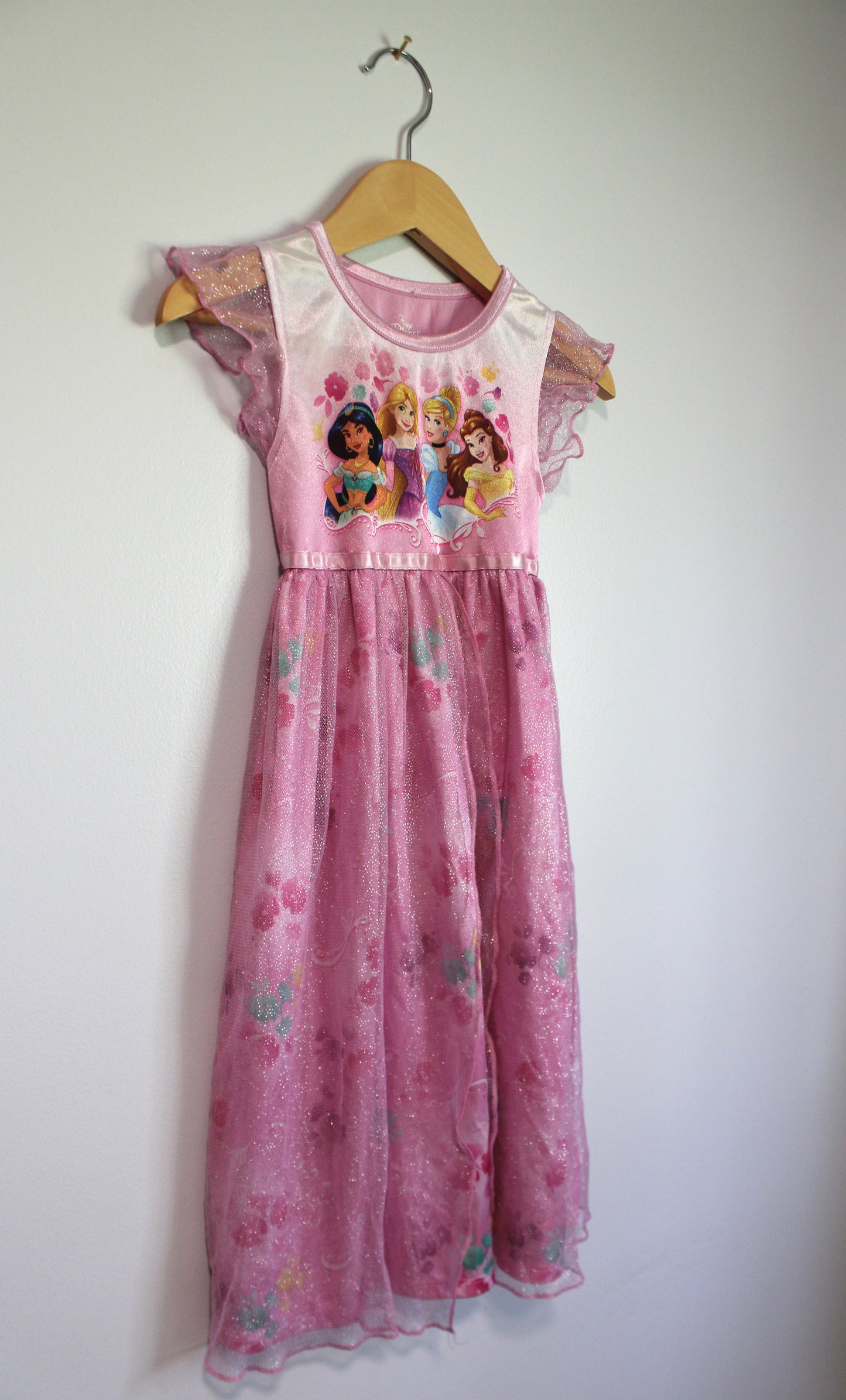 Pink sparkle princess nightgown - 3T