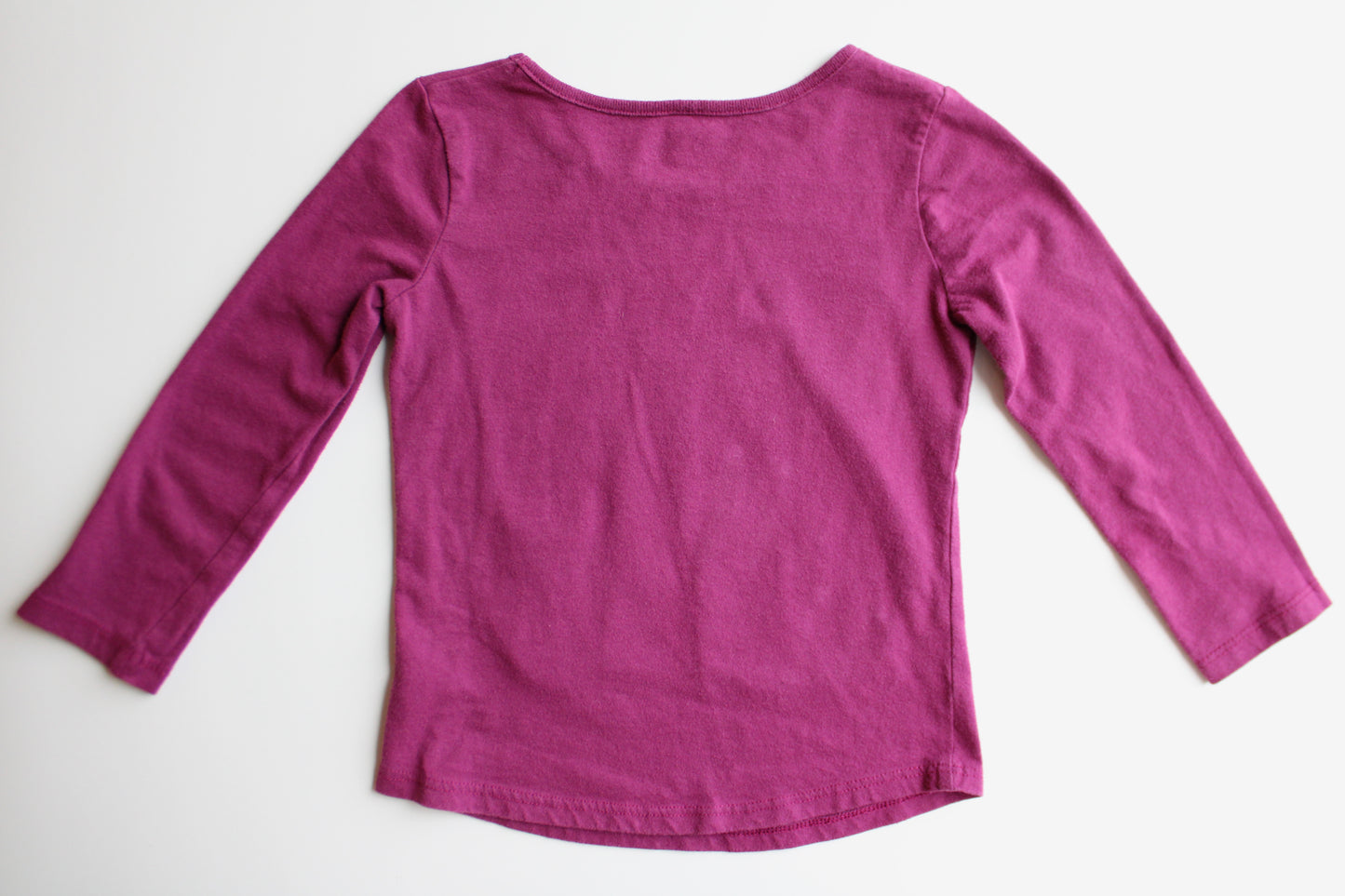 Fuchsia 4-panel Frozen long sleeve tee - 3T