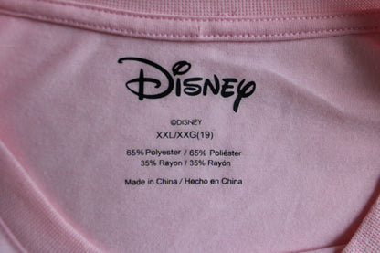 Pink big Stitch print tee - size XXL