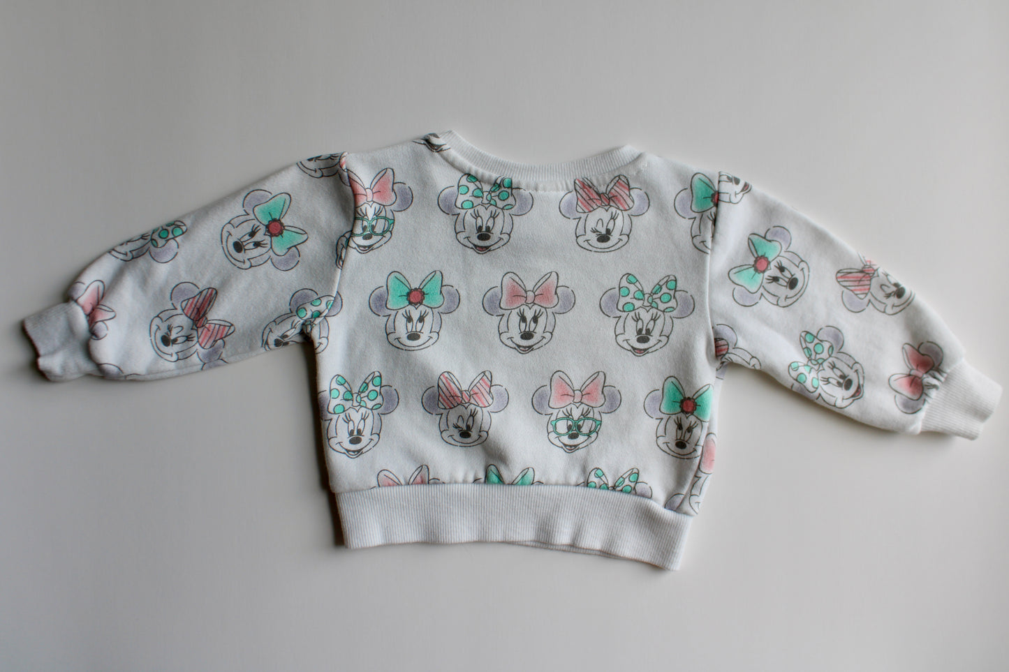 AOP Minnie crew neck sweatshirt 12m