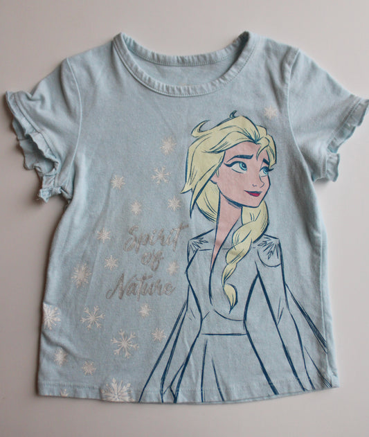 Ice blue Elsa tee - 3T