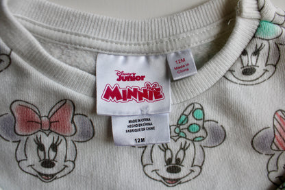 AOP Minnie crew neck sweatshirt 12m