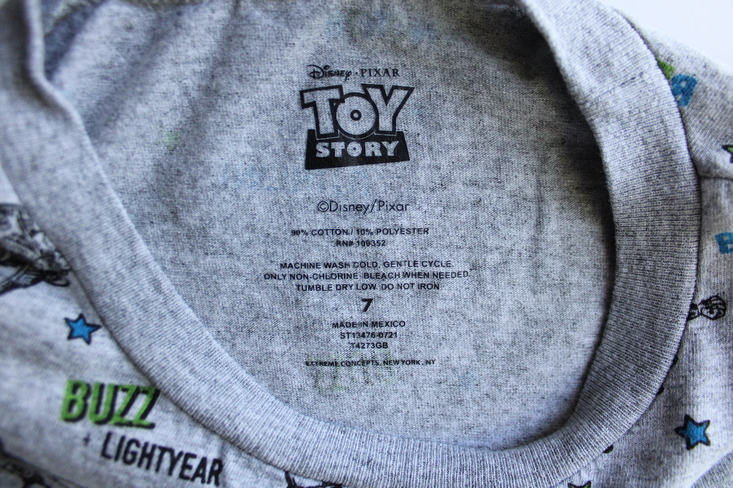 AOP Buzz Lightyear tee - size 7