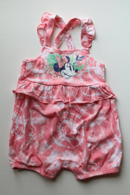 Tropical Minnie Romper - 18m